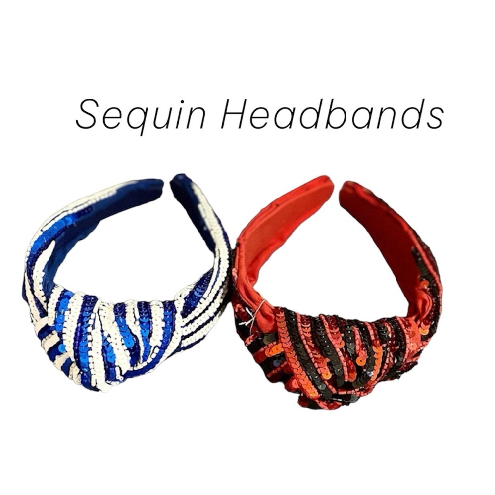 Sequin Top Knot Headband   (Two)